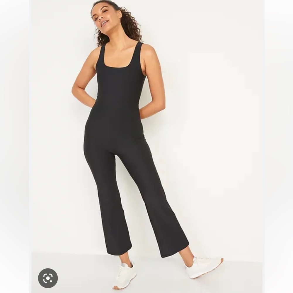 Old navy flare power soft jumpsuit NWT